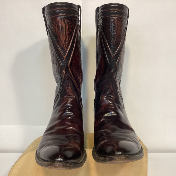 Lucchese Shoes Vintage Mens Lucchese San Antonio Cowboy Western